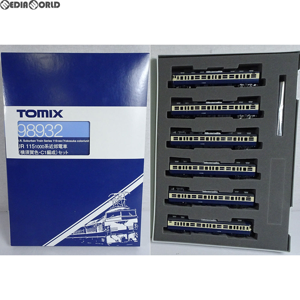 【中古即納】[RWM] 98932 限定品 JR 115-1000系 近郊電車(横須賀色・C1編成) (6両) Nゲージ 鉄道模型 TOMIX(トミックス) (20140930)