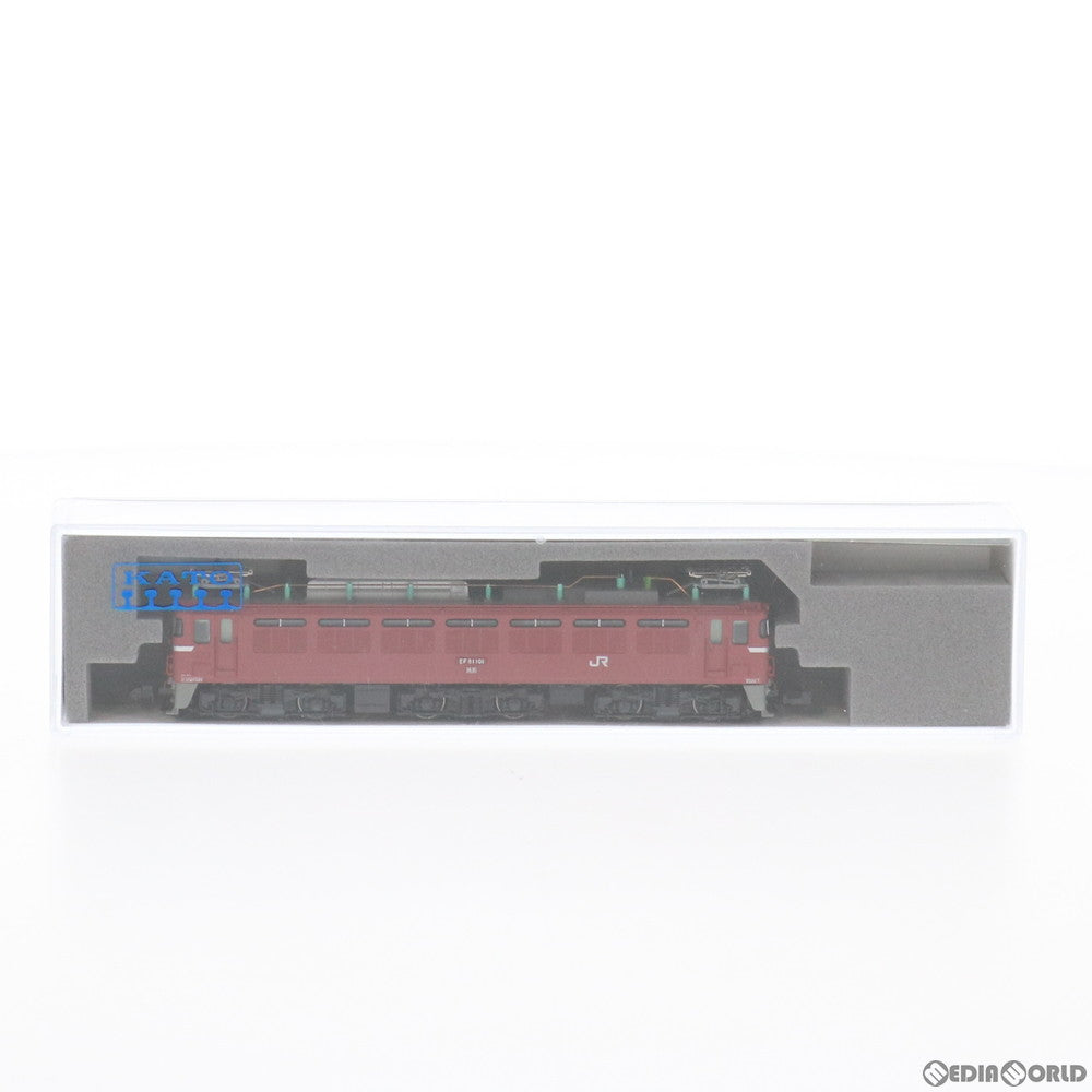 【中古即納】[RWM] 3066-3 EF81 一般色 敦賀運転派出(動力付き) Nゲージ 鉄道模型 KATO(カトー) (20120430)