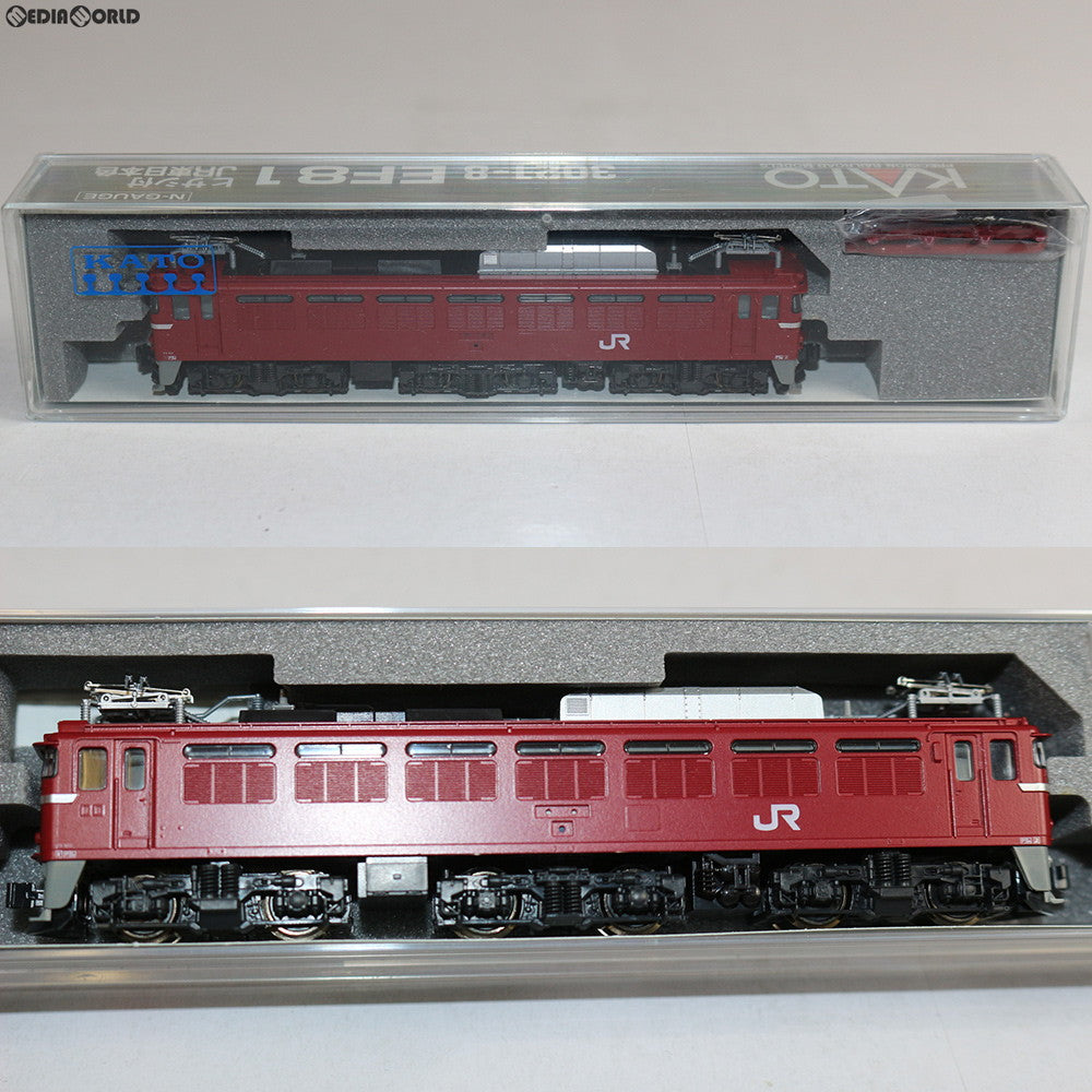 【中古即納】[RWM] 3021-8 EF81 ヒサシ付 JR東日本色 Nゲージ 鉄道模型 KATO(カトー) (20100531)