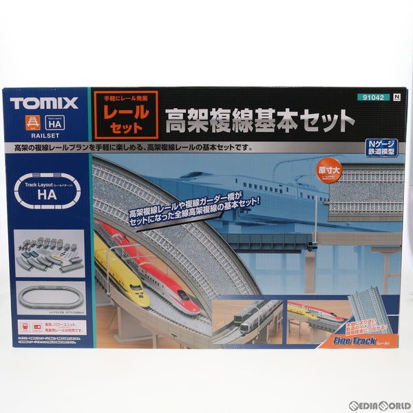【中古即納】[RWM]91042 高架複線基本セット(レールパターンHA) Nゲージ 鉄道模型 TOMIX(トミックス)(20180927)