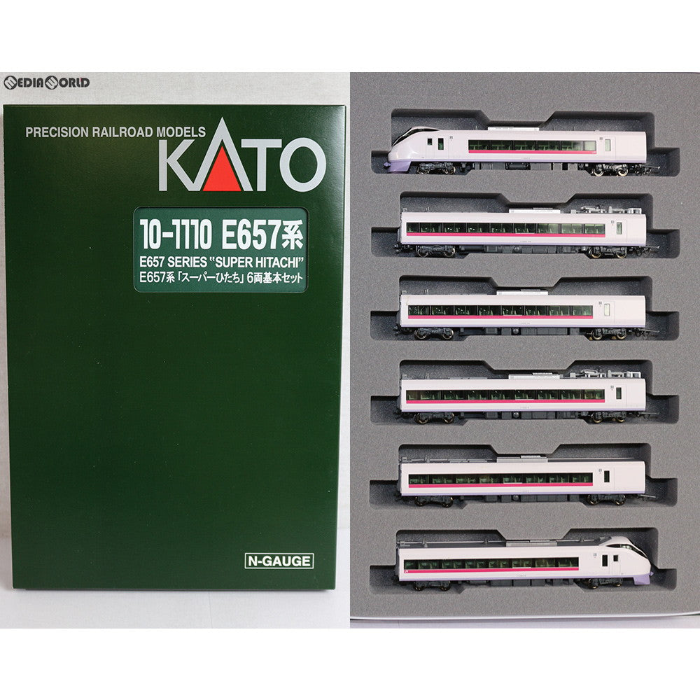 【中古即納】[RWM] 10-1110 E657系 「スーパーひたち」 基本6両セット Nゲージ 鉄道模型 KATO(カトー) (20121130)