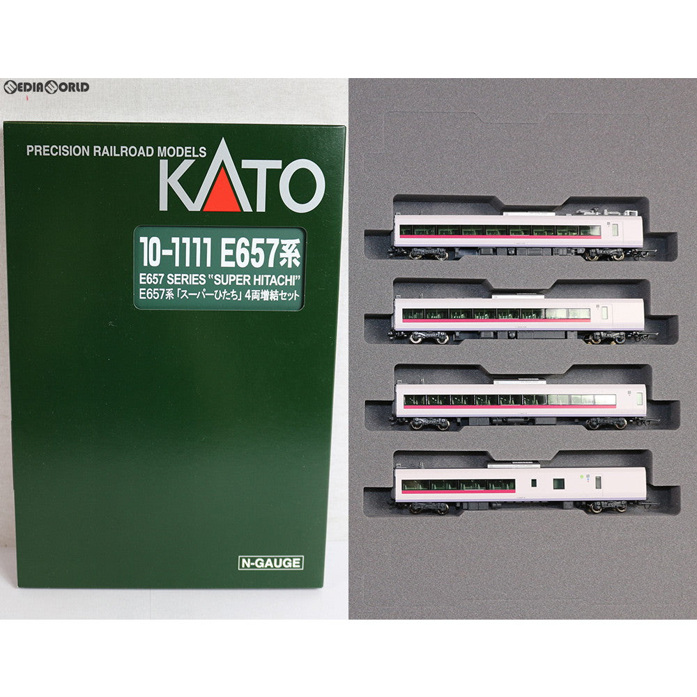 【中古即納】[RWM] 10-1111 E657系 「スーパーひたち」 増結4両セット Nゲージ 鉄道模型 KATO(カトー) (20121130)