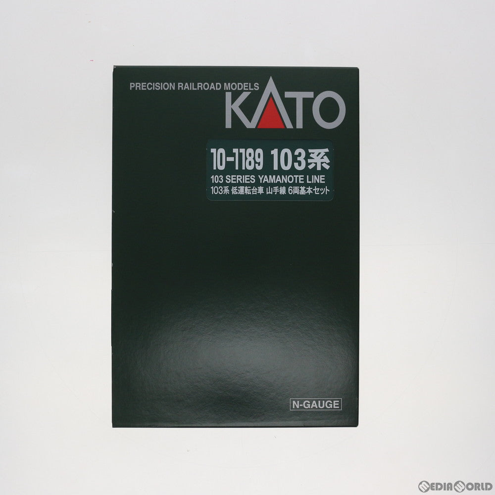 【中古即納】[RWM] 10-1189 103系 低運転台車 山手線 6両基本セット(動力付き) Nゲージ 鉄道模型 KATO(カトー) (20131130)