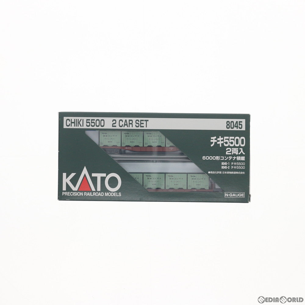 【中古即納】[RWM] 8045 チキ5500 2両セット(動力無し) Nゲージ 鉄道模型 KATO(カトー) (20050131)