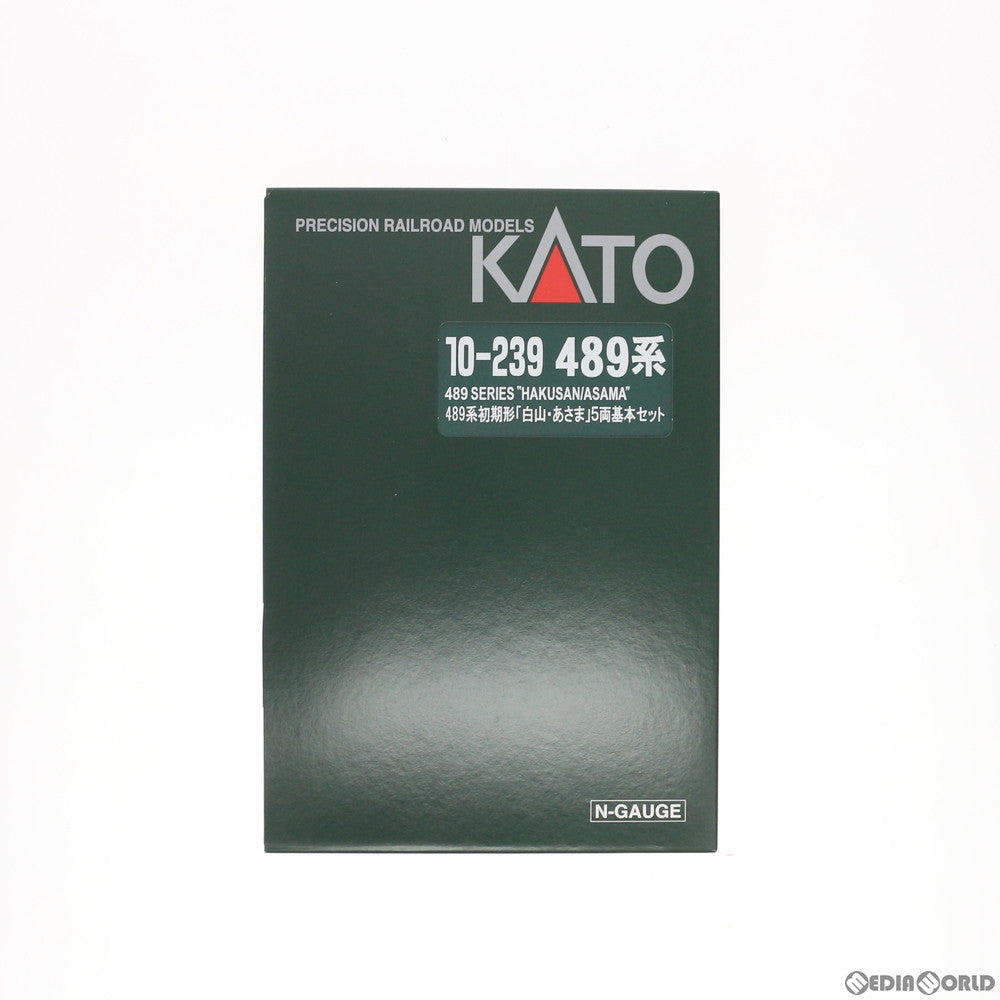 【中古即納】[RWM] 10-239 489系 初期形「白山・あさま」5両基本セット(動力付き) Nゲージ 鉄道模型 KATO(カトー) (20061231)