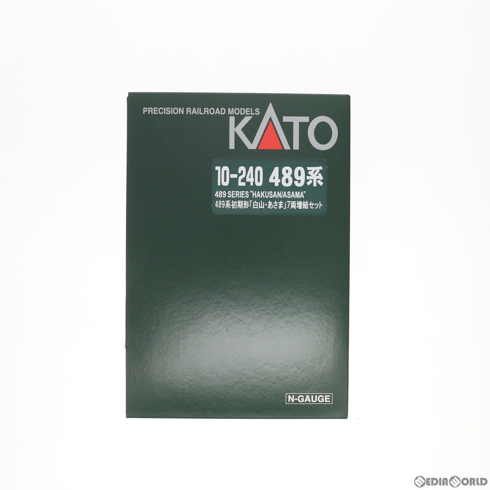 【中古即納】[RWM] 10-240 489系 初期形「白山・あさま」7両増結セット(動力無し) Nゲージ 鉄道模型 KATO(カトー) (20061231)