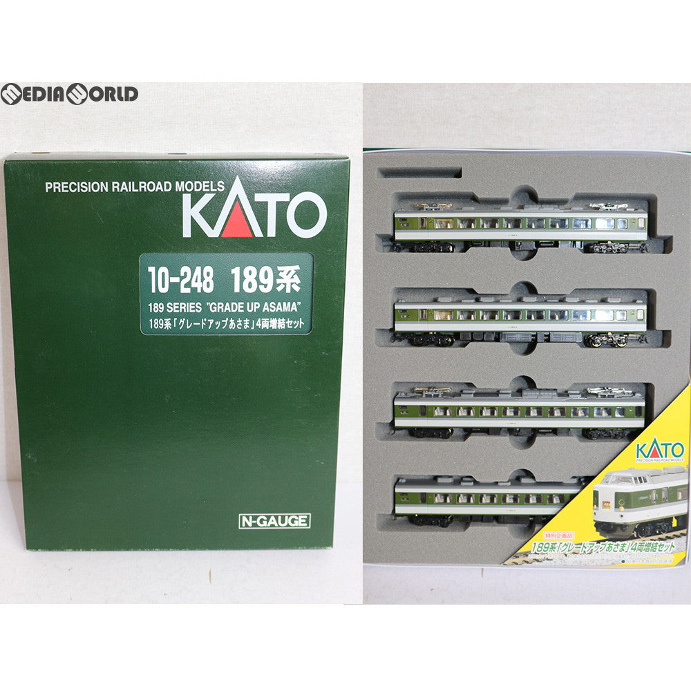 【中古即納】[RWM] 10-248 特別企画品 189系 「グレードアップあさま」 増結4両セット Nゲージ 鉄道模型 KATO(カトー) (20050430)