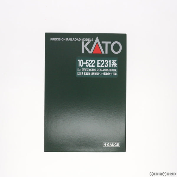 KATO 10-522 E231系 東海道線・湘南新宿ライン 付属編成セット5両 KATO 10-522 E231系 東海道線・湘南新宿ライン5両付属セット