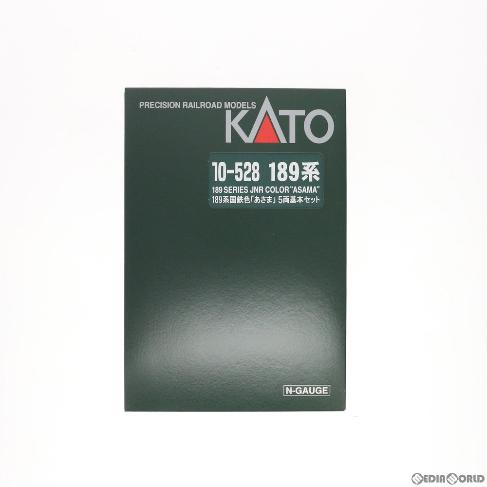 【中古即納】[RWM] 10-528 189系 国鉄色 「あさま」 5両基本セット(動力付き) Nゲージ 鉄道模型 KATO(カトー) (20080531)