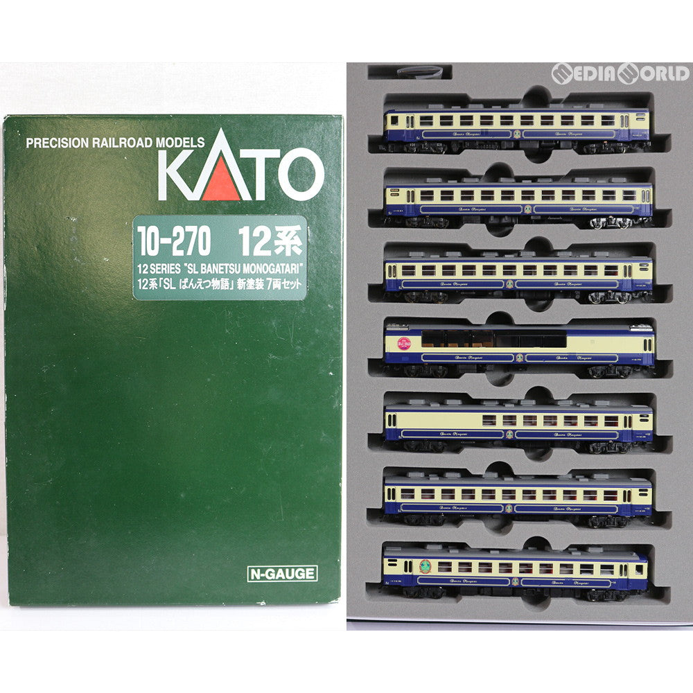 【中古即納】[RWM] 10-270 12系「SLばんえつ物語号」新塗装 7両セット Nゲージ 鉄道模型 KATO(カトー) (20080731)