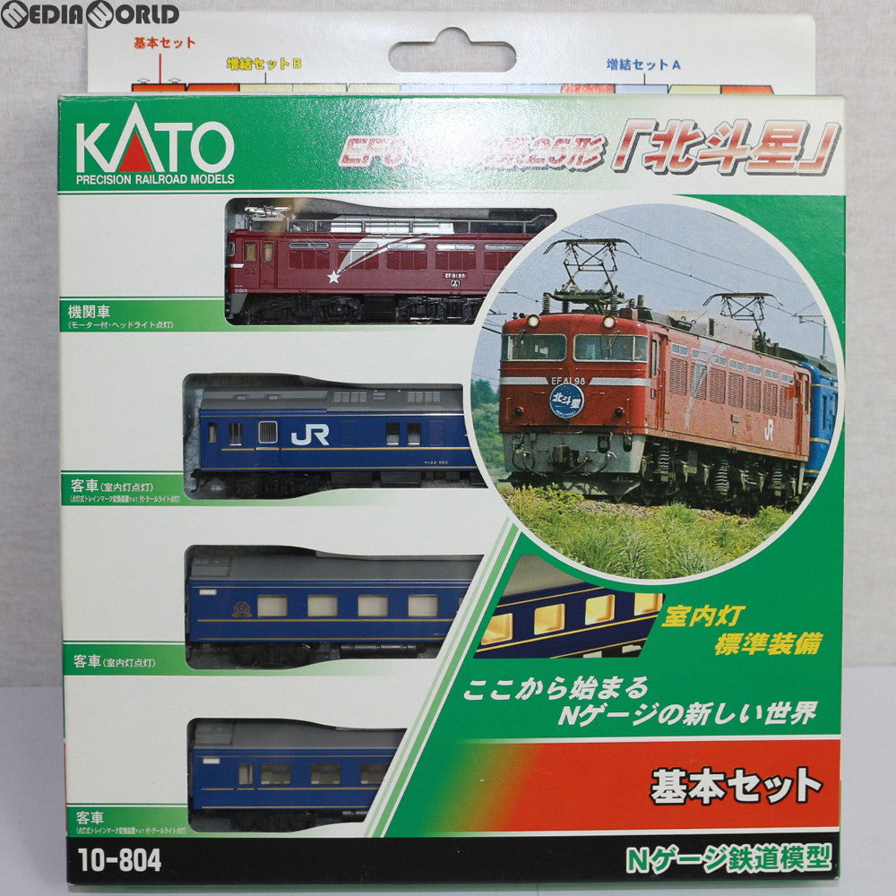 【中古即納】[RWM] 10-804 EF81+24系25形(北斗星) 基本セット(4両) Nゲージ 鉄道模型 KATO(カトー) (20090731)