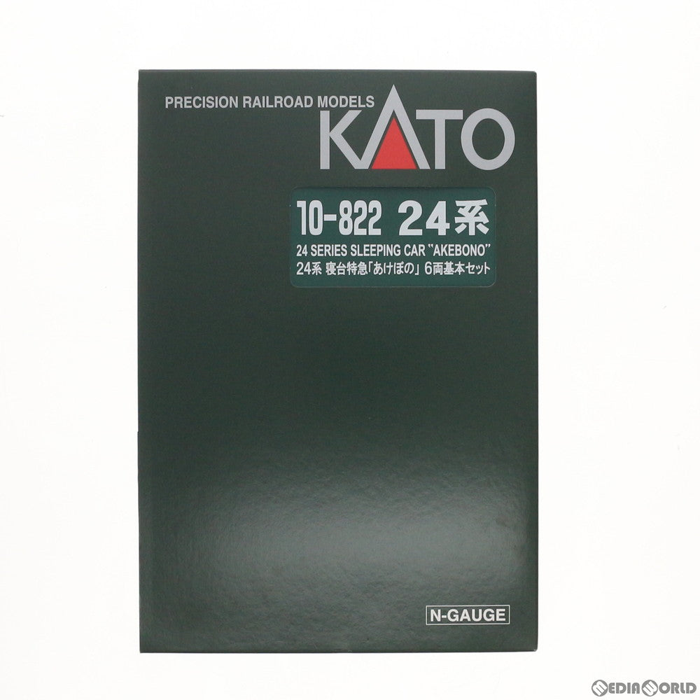 【中古即納】[RWM] 10-822 24系 寝台特急「あけぼの」 6両基本セット Nゲージ 鉄道模型 KATO(カトー) (20100531)