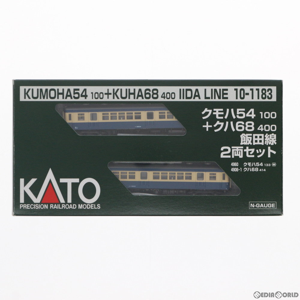 【中古即納】[RWM] 10-1183 クモハ54-100 + クハ68-400 飯田線 2両セット(動力付き) Nゲージ 鉄道模型 KATO(カトー) (20150129)