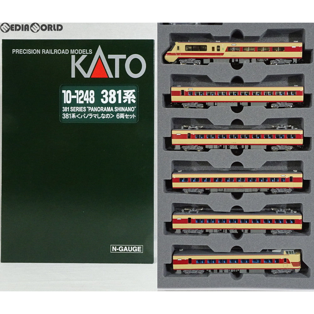 【中古即納】[RWM] 10-1248 381系 「パノラマしなの」 6両セット Nゲージ 鉄道模型 KATO(カトー) (20150630)