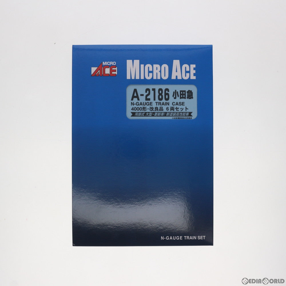【中古即納】[RWM] A2186 小田急4000形 改良品 6両セット(動力付き) Nゲージ 鉄道模型 MICRO ACE(マイクロエース) (20181006)