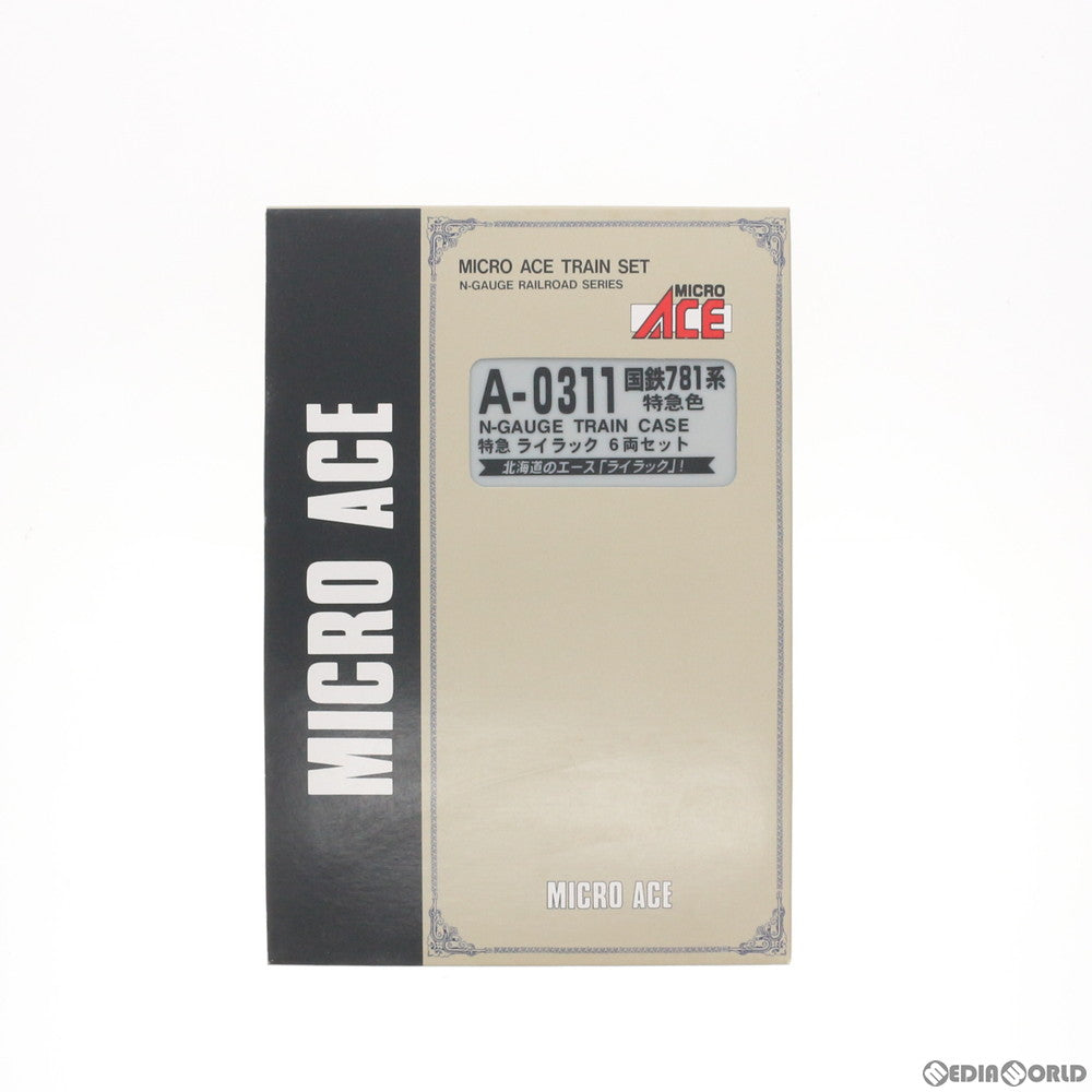 【中古即納】[RWM] A0311 国鉄781系 特急色 特急「ライラック」 6両セット Nゲージ 鉄道模型 MICRO ACE(マイクロエース) (20040730)