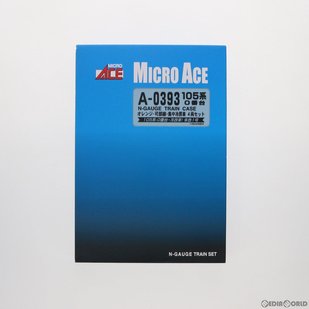 【中古即納】[RWM] A0393 105系 0番台 オレンジ・可部線 集中冷房 4両セット(動力付き) Nゲージ 鉄道模型 MICRO ACE(マイクロエース) (20121030)