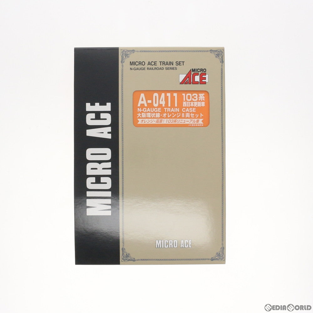 【中古即納】[RWM] A0411 103系 西日本更新車大阪環状線・オレンジ 8両セット Nゲージ 鉄道模型 MICRO ACE(マイクロエース) (20060630)