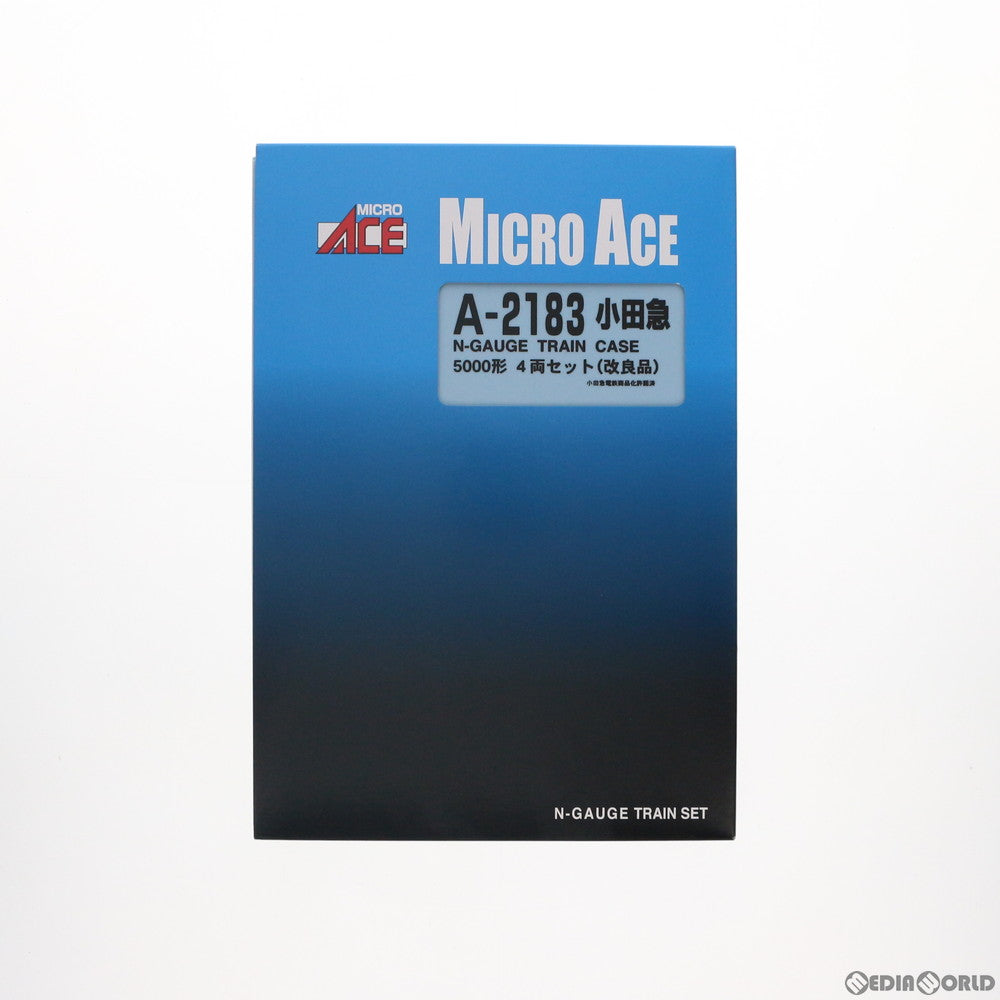 【中古即納】[RWM] A2183 小田急5000形(改良品) 4両セット(動力付き) Nゲージ 鉄道模型 MICRO ACE(マイクロエース) (20150430)