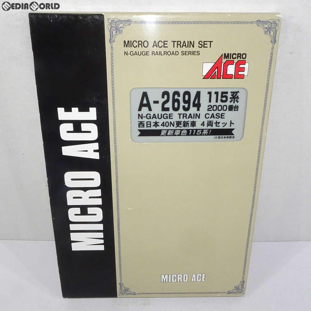 【中古即納】[RWM] A2694 115系2000番台 西日本40N更新車 4両セット Nゲージ 鉄道模型 MICRO ACE(マイクロエース) (20071230)