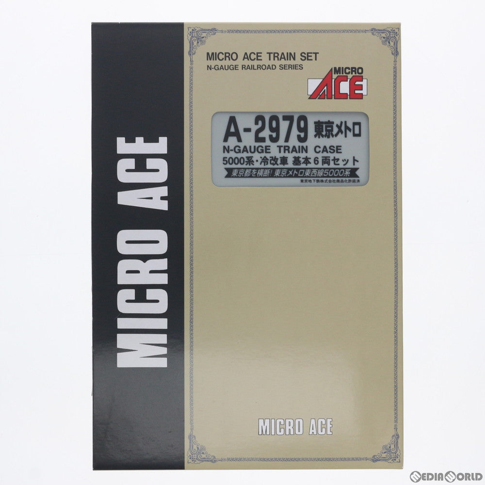 【中古即納】[RWM] A2979 東京メトロ 5000系 冷改車 基本6両セット(動力付き) Nゲージ 鉄道模型 MICRO ACE(マイクロエース) (20090130)