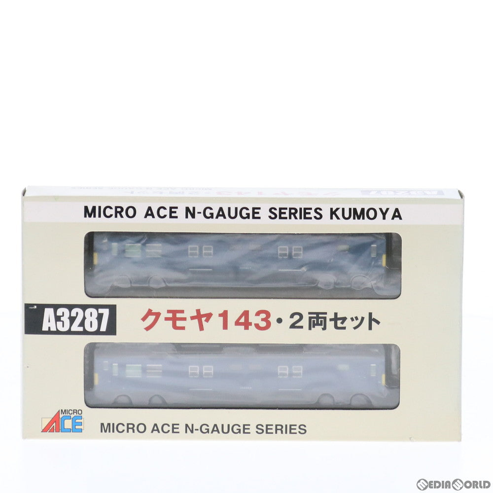 【中古即納】[RWM] A3287 クモヤ143 2両セット(動力付き) Nゲージ 鉄道模型 MICRO ACE(マイクロエース) (20120228)