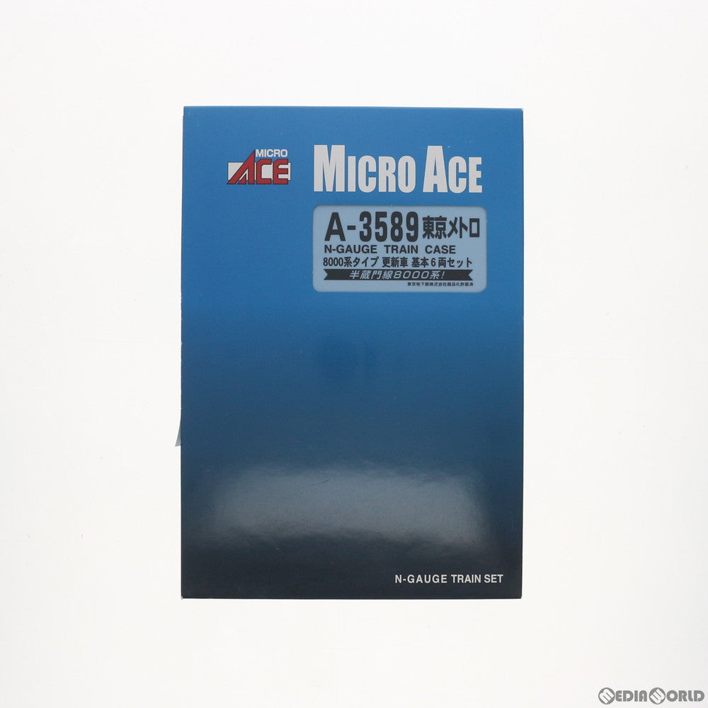 【中古即納】[RWM] A3589 東京メトロ8000系タイプ 更新車 基本6両セット(動力付き) Nゲージ 鉄道模型 MICRO ACE(マイクロエース) (20101230)