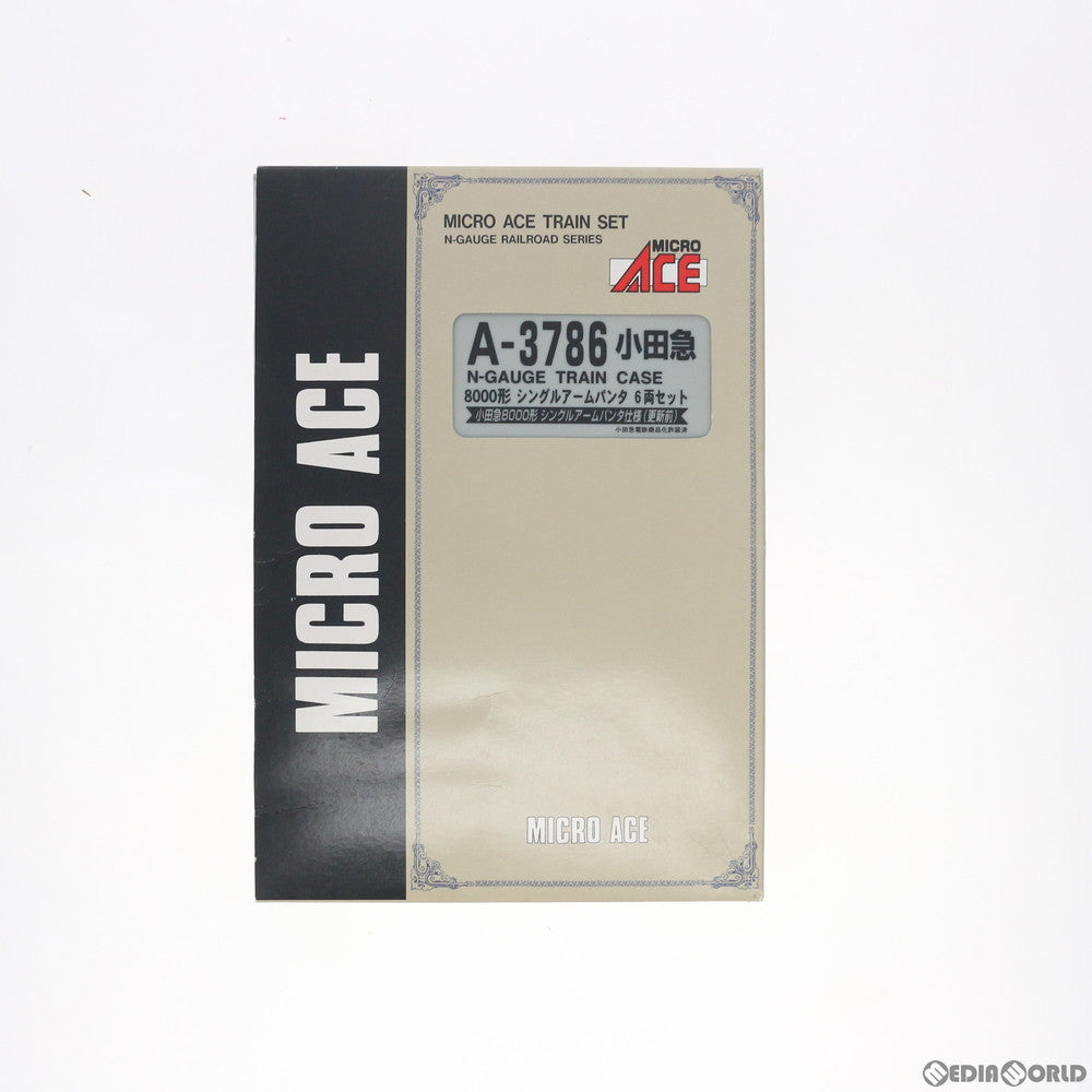 【中古即納】[RWM] A3786 小田急8000形 シングルアームパンタ 6両セット(動力付き) Nゲージ 鉄道模型 MICRO ACE(マイクロエース) (20090130)
