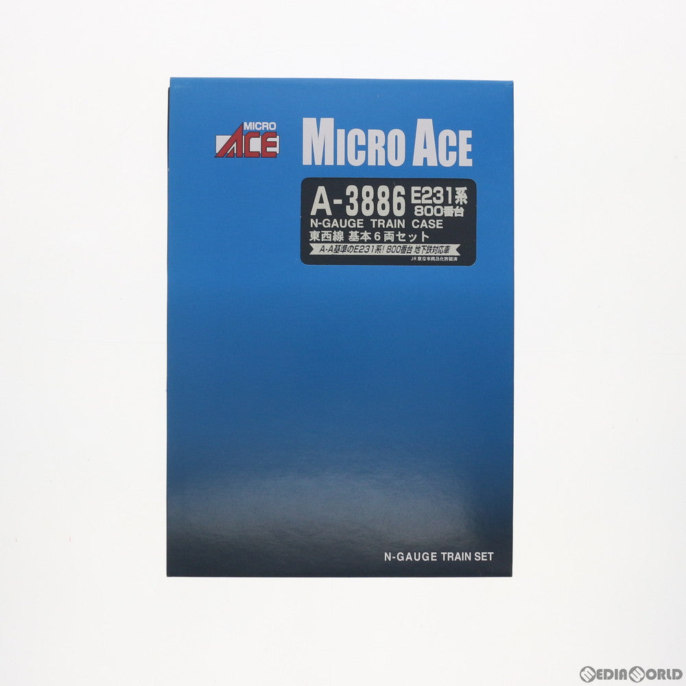 【中古即納】[RWM] A3886 E231系800番台 東西線 基本6両セット(動力付き) Nゲージ 鉄道模型 MICRO ACE(マイクロエース) (20090530)