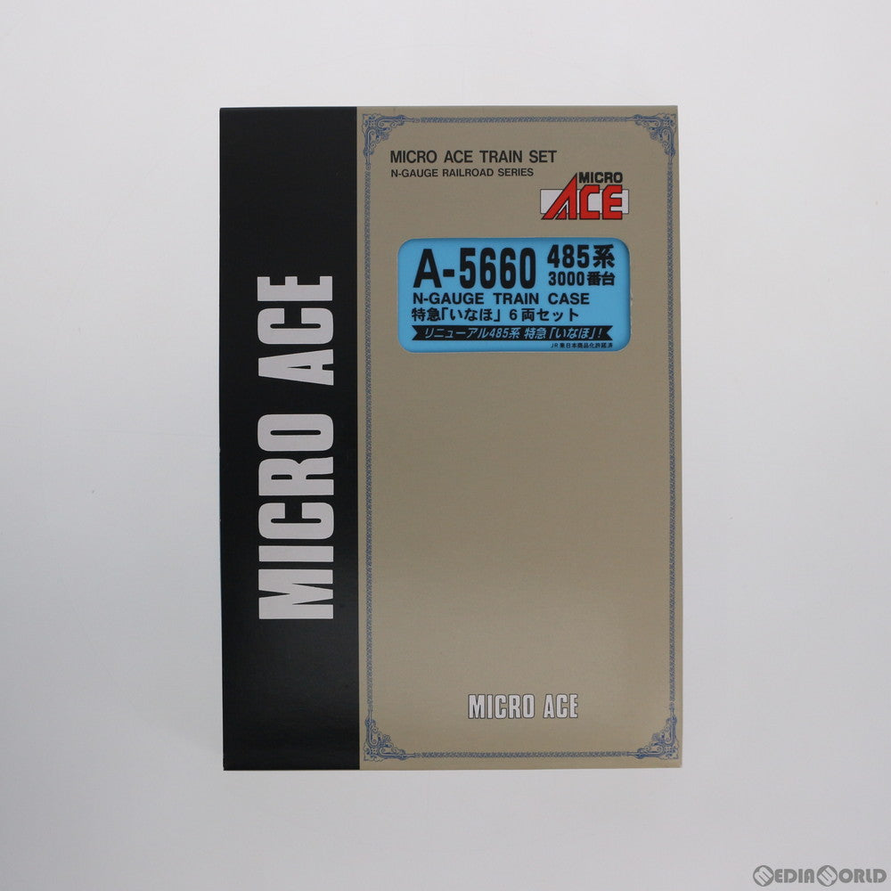 【中古即納】[RWM] A5660 485系3000番台 特急「いなほ」 6両セット(動力付き) Nゲージ 鉄道模型 MICRO ACE(マイクロエース) (20031030)