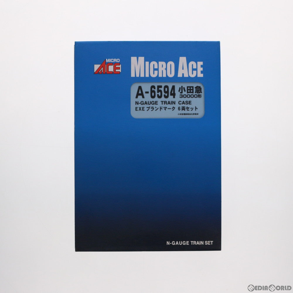 【中古即納】[RWM] A6594 小田急 30000形 EXE ブランドマーク 6両セット(動力付き) Nゲージ 鉄道模型 MICRO ACE(マイクロエース) (20130530)