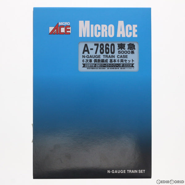 RWM]A7860 東急5000系 6次車 偶数編成 基本6両セット(動力付き) Nゲージ 鉄道模型 MICRO ACE(マイクロエース)
