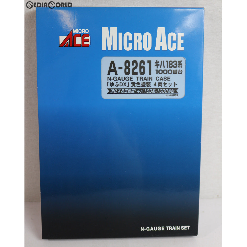 【中古即納】[RWM] A8261 キハ183系 1000番台「ゆふDX」黄色塗装 4両セット Nゲージ 鉄道模型 MICRO ACE(マイクロエース) (20101120)