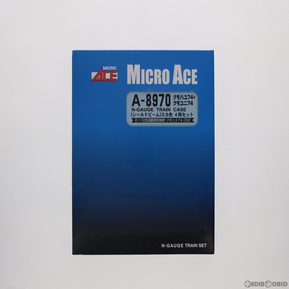 【中古即納】[RWM] A8970 クモハユ74+クモユニ74(シールドビーム) スカ色 4両セット(動力付き) Nゲージ 鉄道模型 MICRO ACE(マイクロエース) (20150830)