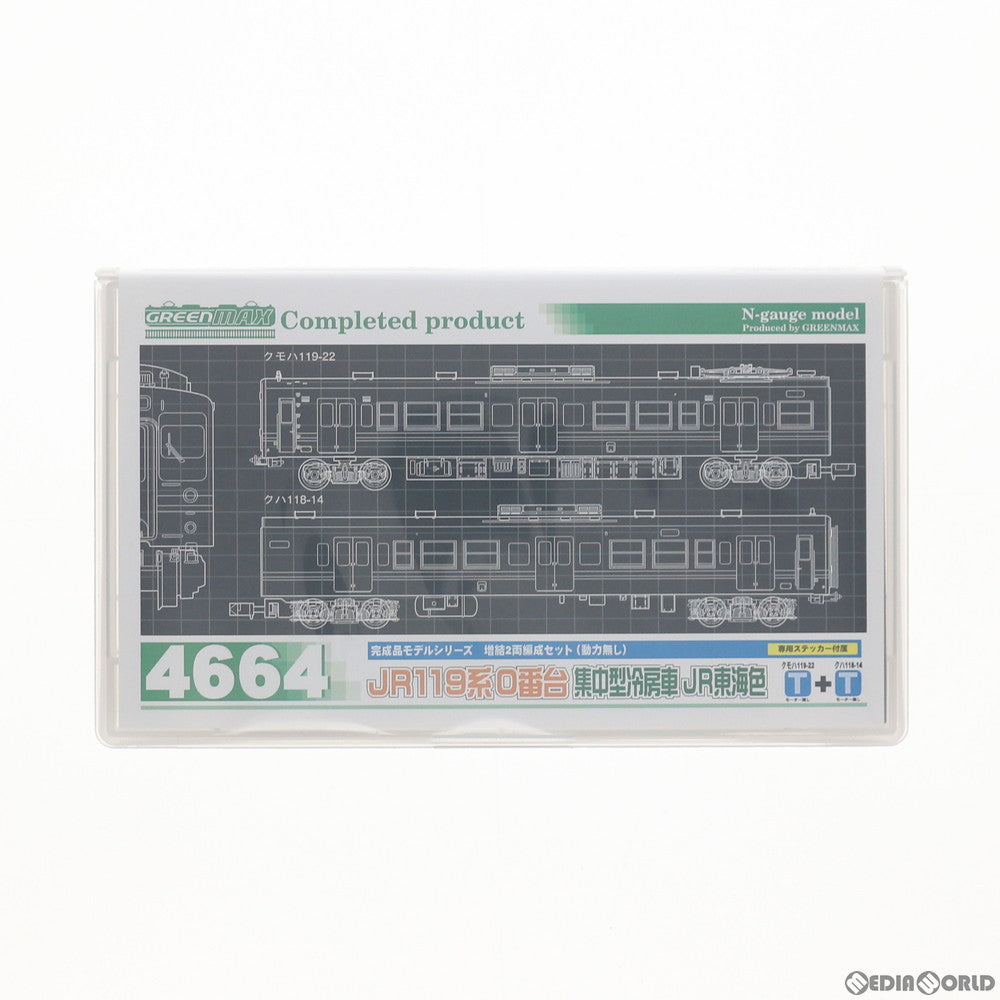 【中古即納】[RWM] JR 119系0番台 集中型冷房車 JR東海色 増結2輛編成セット(動力無し) Nゲージ 鉄道模型 GREENMAX(グリーンマックス) (20150331)