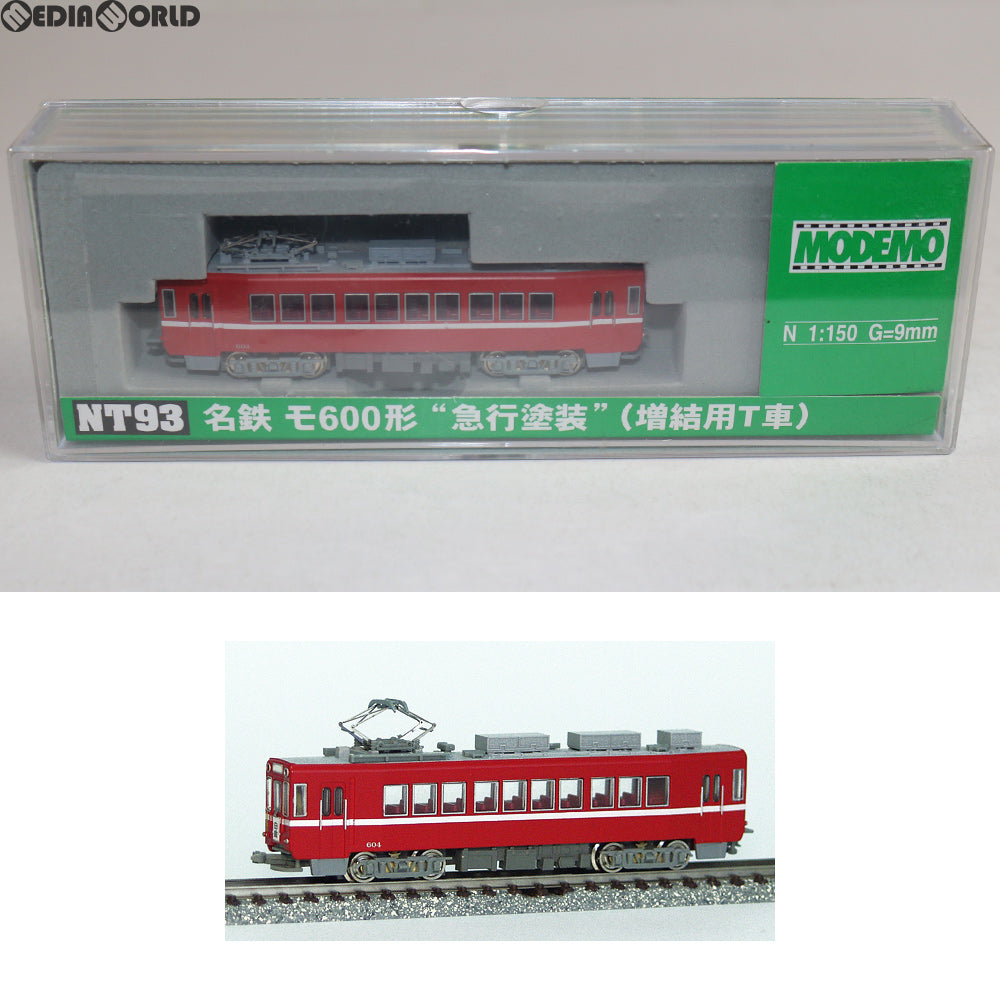 【中古即納】[RWM] NT93 名鉄 モ600形 急行塗装 (T車) Nゲージ 鉄道模型 MODEMO(モデモ/ハセガワ) (20090131)