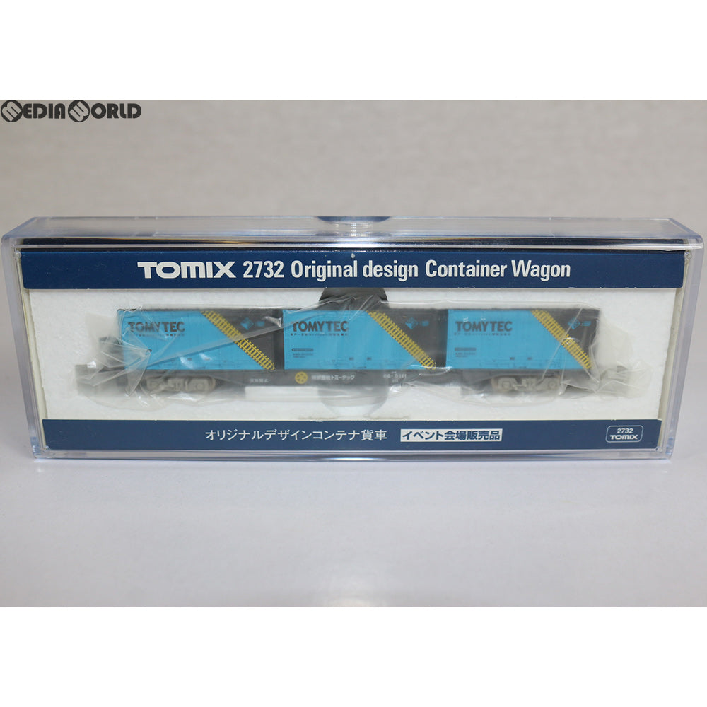 【中古即納】[RWM] 2732 オリジナルデザインコンテナ貨車 イベント会場販売品 (青×黒) Nゲージ 鉄道模型 TOMIX(トミックス) (20041231)