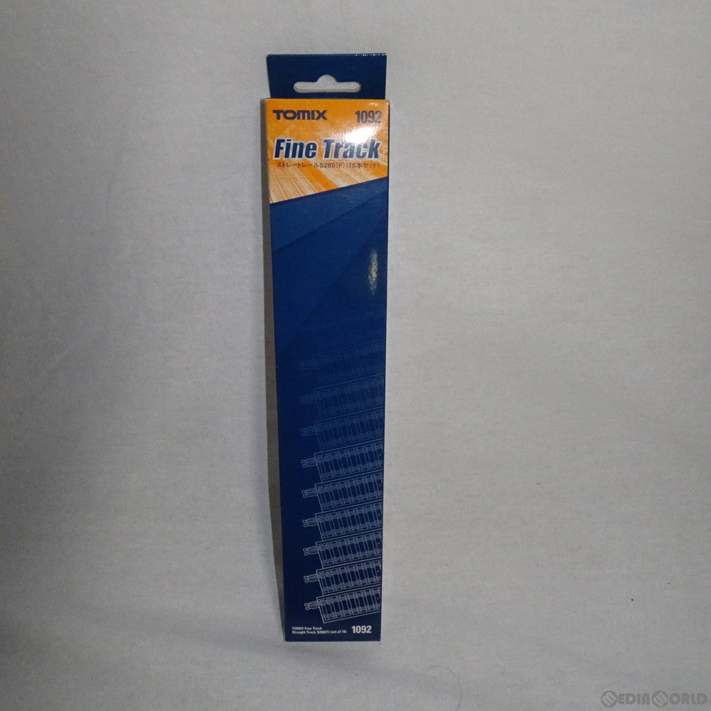 【中古即納】[RWM] 1092 Fine Track(ファイントラック) ストレートレールS280(F) (10本セット) Nゲージ 鉄道模型 TOMIX(トミックス) (20050228)