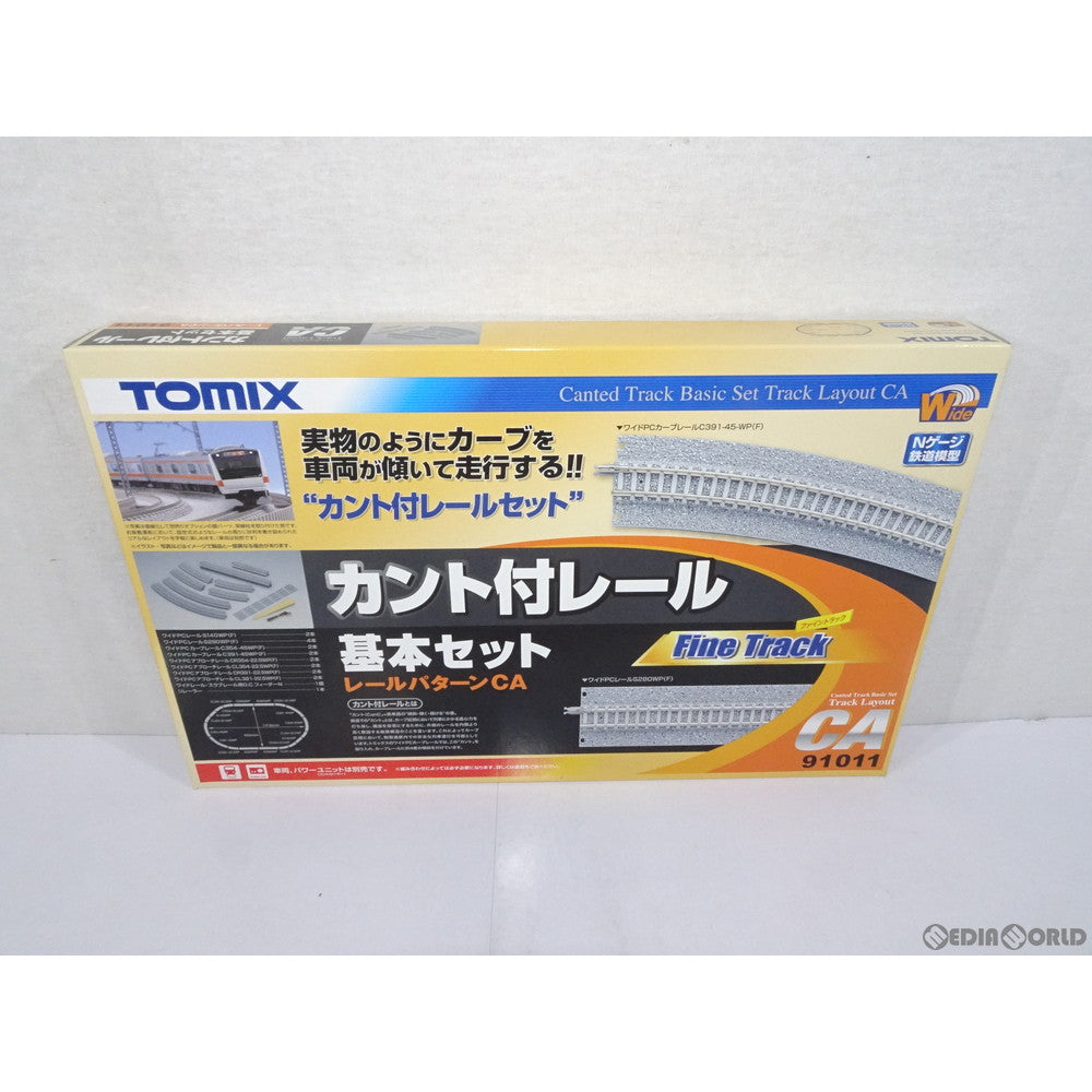 【中古即納】[RWM] 91011 Fine Track(ファイントラック) カント付レール基本セット(レールパターンCA) Nゲージ 鉄道模型 TOMIX(トミックス) (20091130)