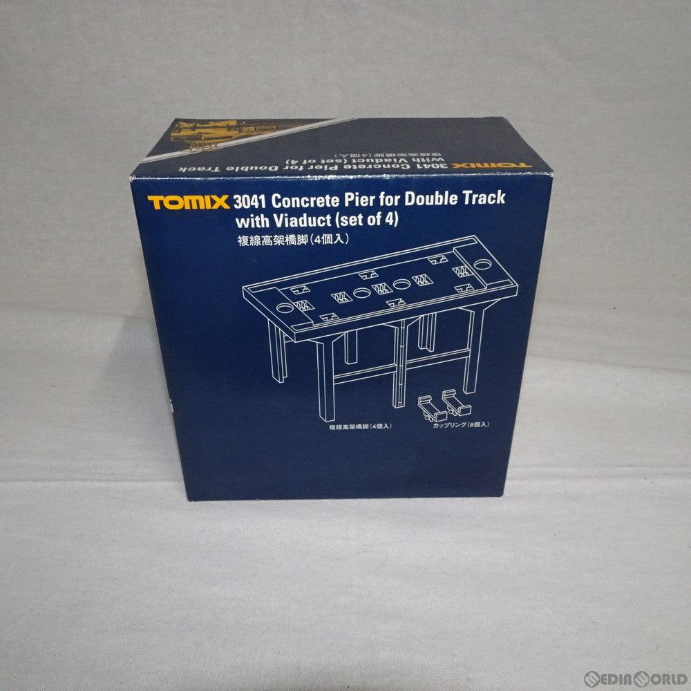 【中古即納】[RWM] 3041 複線高架橋脚(4個入) Nゲージ 鉄道模型 TOMIX(トミックス) (20101231)