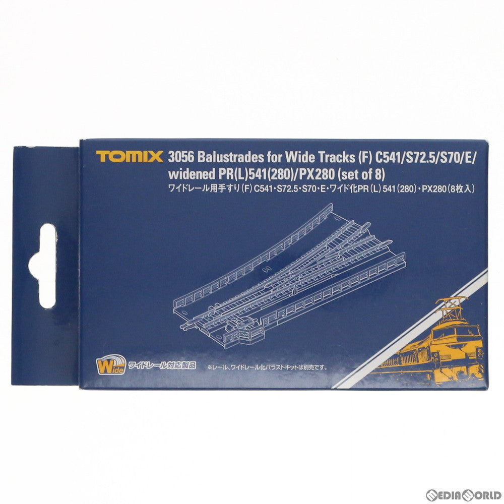 【中古即納】[RWM] 3056 ワイドレールてすり(F) C541・S72.5・S70・E・ワイド化PR(L) 541(280) ・PX280(8枚入) Nゲージ 鉄道模型 TOMIX(トミックス) (20110731)