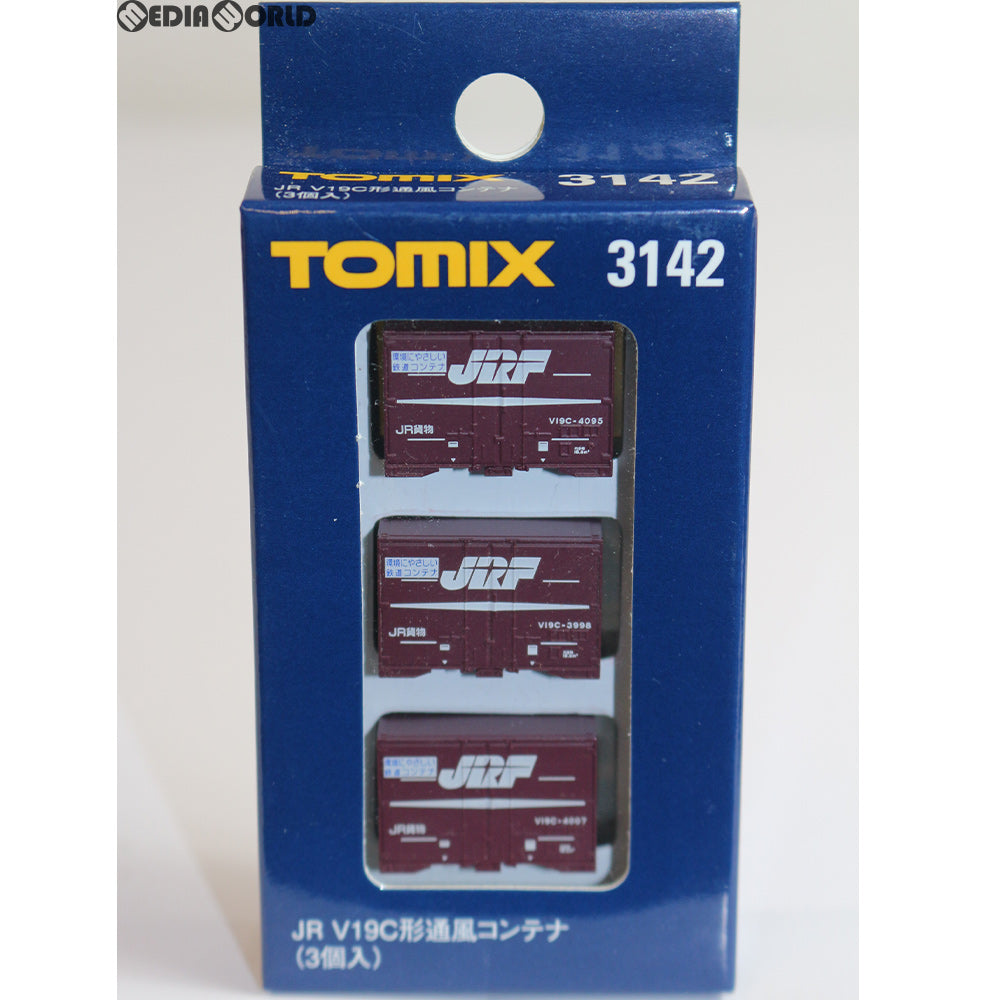 【中古即納】[RWM] 3142 JR V19C形通風コンテナ(3個入) Nゲージ 鉄道模型 TOMIX(トミックス) (20120229)