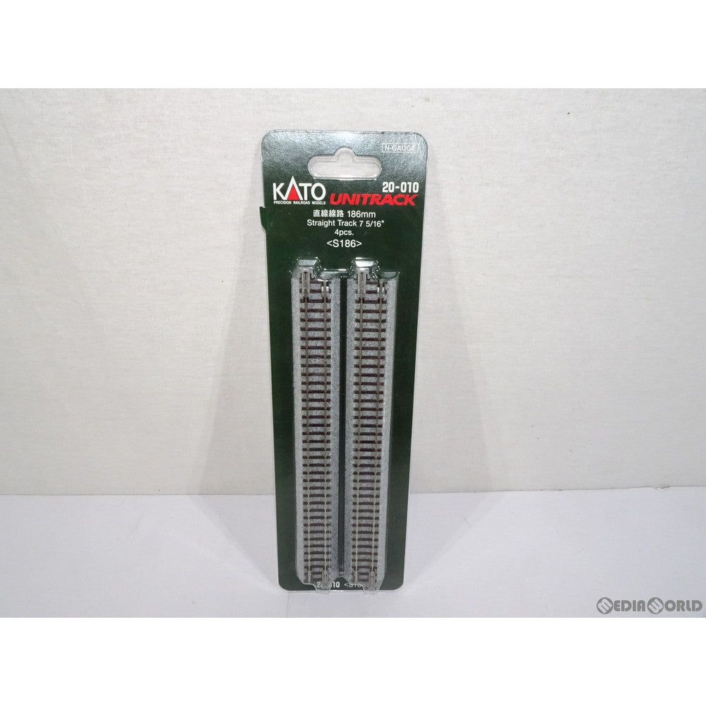 【中古即納】[RWM] 20-010 UNITRACK(ユニトラック) 直線線路 186mm(4本入) Nゲージ 鉄道模型 KATO(カトー) (20150731)
