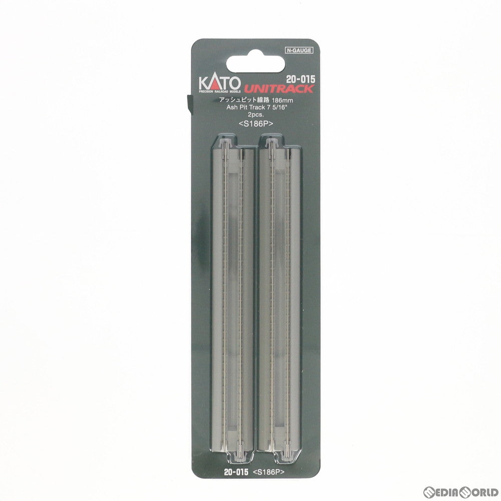 【中古即納】[RWM] 20-015 UNITRACK(ユニトラック) アッシュピット線路 186mm(2本入) Nゲージ 鉄道模型 KATO(カトー) (20160430)