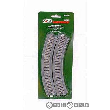 【新品即納】[RWM] 20-505 UNITRACK(ユニトラック) 単線高架曲線線路 R249-45°(2本入) Nゲージ 鉄道模型 KATO(カトー) (20071231)
