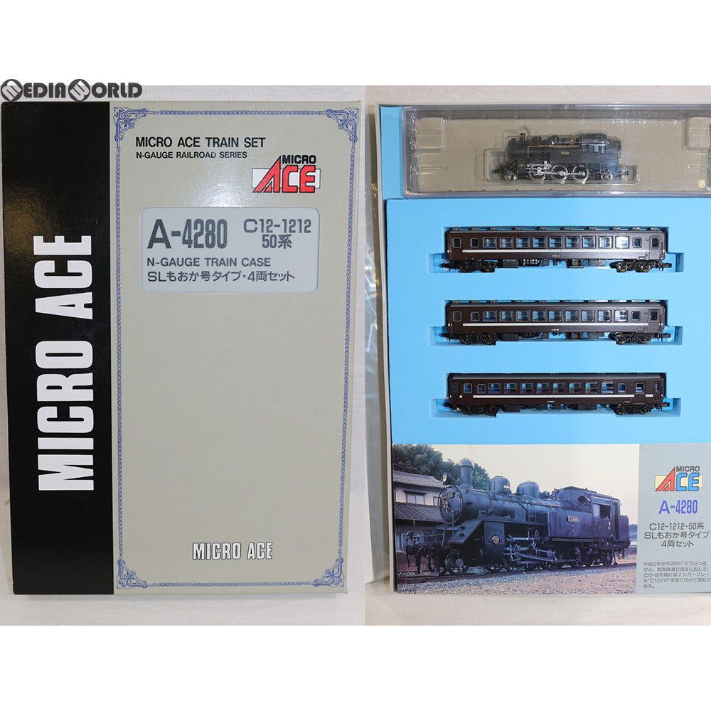 【中古即納】[RWM] A4280 C12-1212・50系「SLもおか号」タイプ 4両セット Nゲージ 鉄道模型 MICRO ACE(マイクロエース) (20010710)