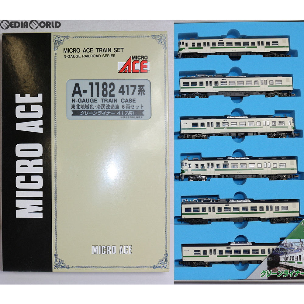 【中古即納】[RWM] A1182 417系 東北地域色・冷房改造車 6両セット Nゲージ 鉄道模型 MICRO ACE(マイクロエース) (20051031)