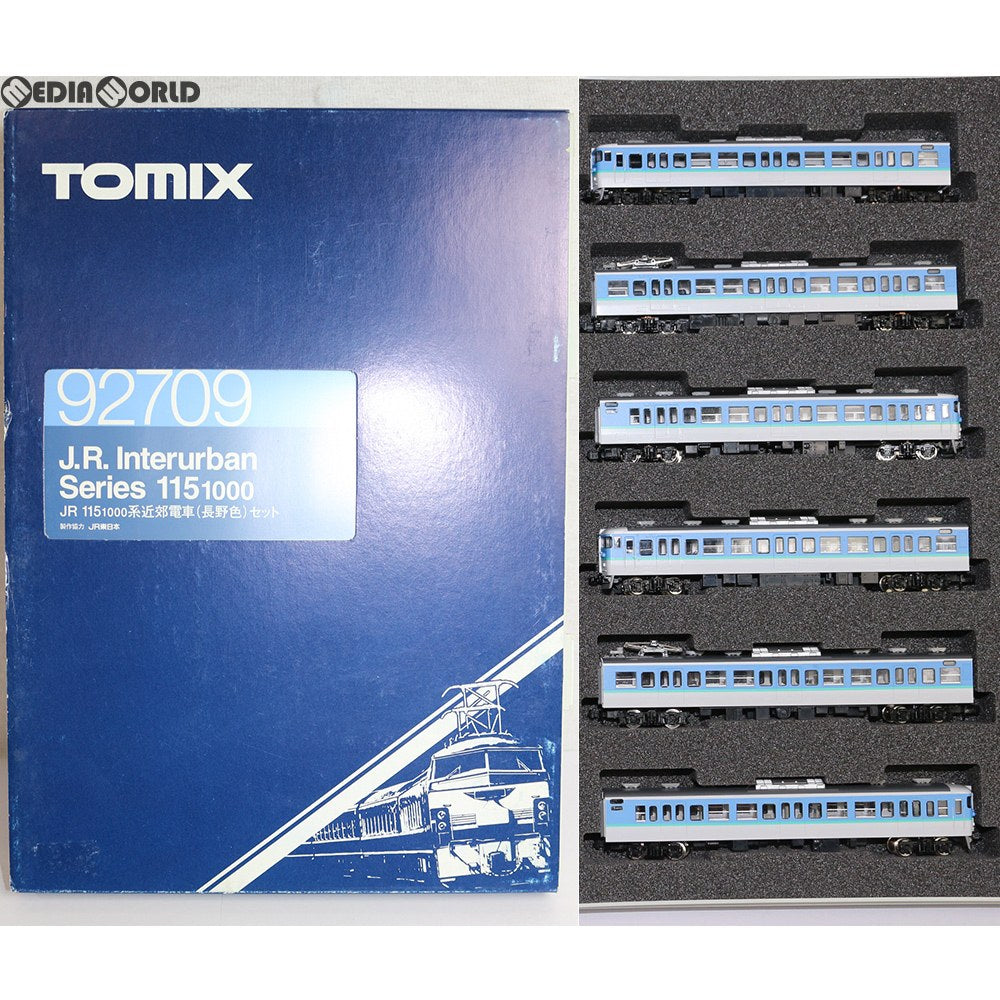 【中古即納】[RWM] 92709 115-1000系近郊電車(長野色) セット(6両) Nゲージ 鉄道模型 TOMIX(トミックス) (20040930)