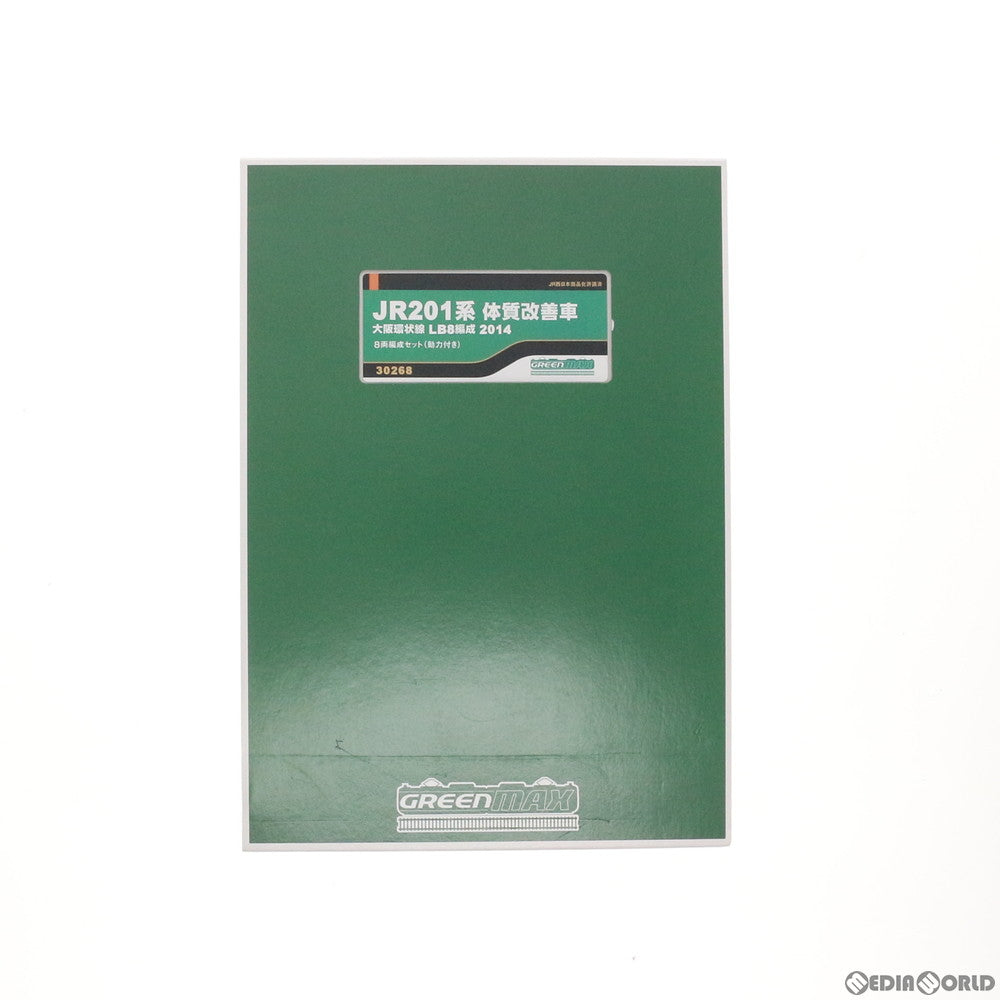 【中古即納】[RWM] 30268 JR201系体質改善車 大阪環状線 LB8編成 2014 8両編成セット(動力付き) Nゲージ 鉄道模型 GREENMAX(グリーンマックス) (20190217)
