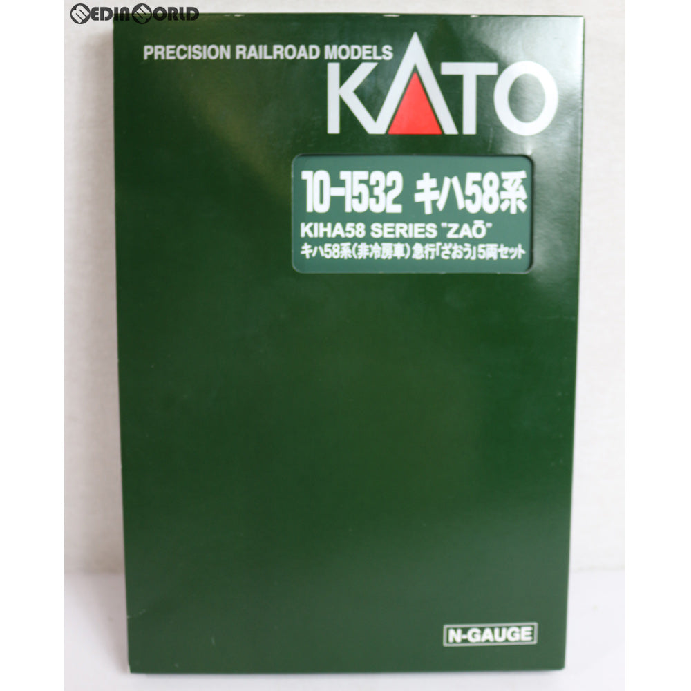 【中古即納】[RWM] 10-1532 キハ58系(非冷房車) 急行『ざおう』 5両セット Nゲージ 鉄道模型 KATO(カトー) (20190302)